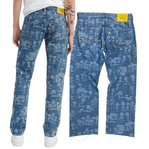 Levi's x Peanuts • 501® Original Fit Stretch Jeans
